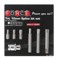 1/2 Набор бит Spline 10 мм 7 пр. на блистере (М6-М12) (4072)