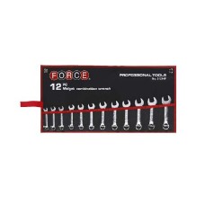 Набор ключей рожково-накидных укороченных на полотне 12 пр. (8-19 мм) (51214P)