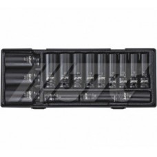 Комплект ударных головок глубоких 6-гр. 1/2" 15ед. (шт.)
