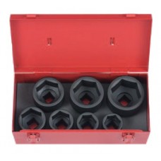 3/4" Набор головок 6-гр. ударных 7 пр. (30-55 мм) (6071)