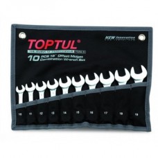 Набор ключей комбинированных укороченных.10 шт. 10-19 (черный чехол)