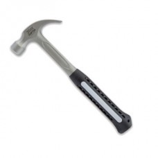 Молоток-гвоздодер 550г цельнокованый с обрезиненной рукояткой