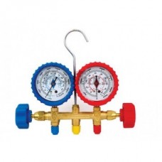Манометрический коллектор двухвентильный для заправки фреона R134a