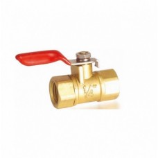 Кран шаровый внутр. резьба 3/8"F x 3/8"F (латунь) (шт.)