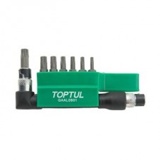 Набор бит 1/4" TORX T10H-T40H + Гобр.перех. 8ед.