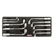 Набор ключей торцевых Г-обр. 8-19мм 10ед. (в ложементе)