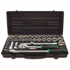 Набор инструмента 1/2" (дюйм+метр.) 38ед.