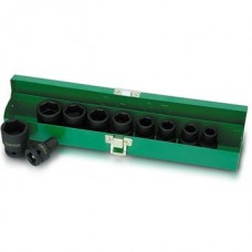 Набор головок ударных 1/2 10-24мм 10ед. в железном кейсе 10,11, 12, 13, 14, 17, 19, 21, 22, 24мм