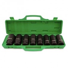 Набор головок ударных длинных 3/4 22, 24, 27, 30, 32, 33, 36, 38мм 8ед. в пластиковом кейсе