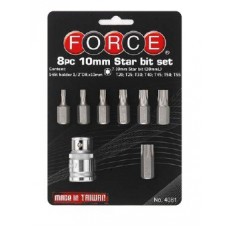 1/2 Набор бит Torx 10 мм 8 пр. на блистере (Т20-Т55) (4081)