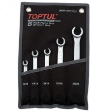 Набор ключей разрезных 5 шт.8-24 (черный чехол)