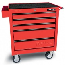 Тележка для инструмента 5 секций (красная)