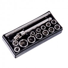 Набор торцевых головок № 5 (8~15, 17, 19, 22мм+шарнир, удлинитель, вороток) (Чернигов)
