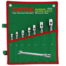 Набор ключей рожково-шарнирных12 шт. 8-19