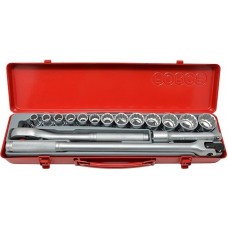 1/2 Набор инструмента 12-гр. 16 пр. (10-27 мм) (4161-9)