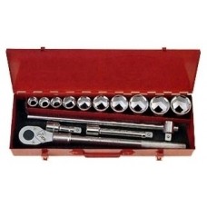 3/4" Набор инструмента 12-гр. 14 пр. (22-50 мм) (6141)