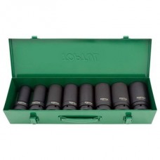 Набор головок ударных длинных 1" 24-41мм 8ед.