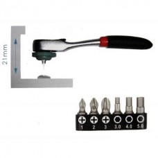 Трещетка 1/4" MINI professional, 72 зуба, L=97мм, (New) (шт.)