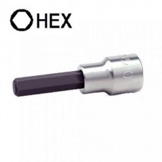 Головка с насадкой HEX 10 mm 80mm 1/2"