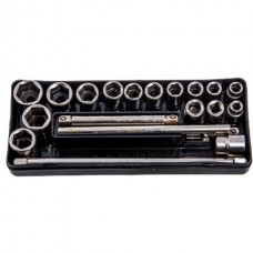 Набор торцевых головок ЧН - 16 (8~19, 21, 22мм+шарнир, 2 удлинителя, вороток) (Чернигов)
