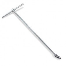 Вороток 1/4" Т-образный с карданом L 400мм