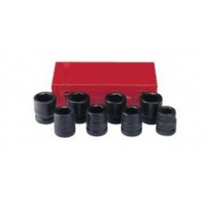 1" Набор головок 6-гр. ударных 8 пр. (24-41 мм) (8081)