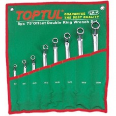 Набор накидных ключей 6-22мм (угол 75°) 8ед.