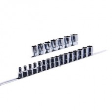 Набор головок 1/2" 23ед. 8~28,30,32мм (на планке)