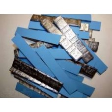 Грузики балансировочные, самоклейка (синий) (10г+5г)=60г (металл)