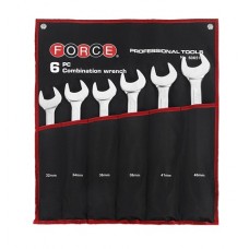 Набор ключей рожково-накидных на полотне 6 пр. (32 - 46 мм) (50651)