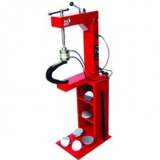 Вулканизатор с винтовым прижимом, на стойке, 2 нагревательные пластины, комплект прижимов (6 форм)