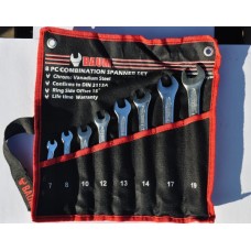 Набор ключей рожково-накидных 8 пр 7мм - 19мм (шт.)